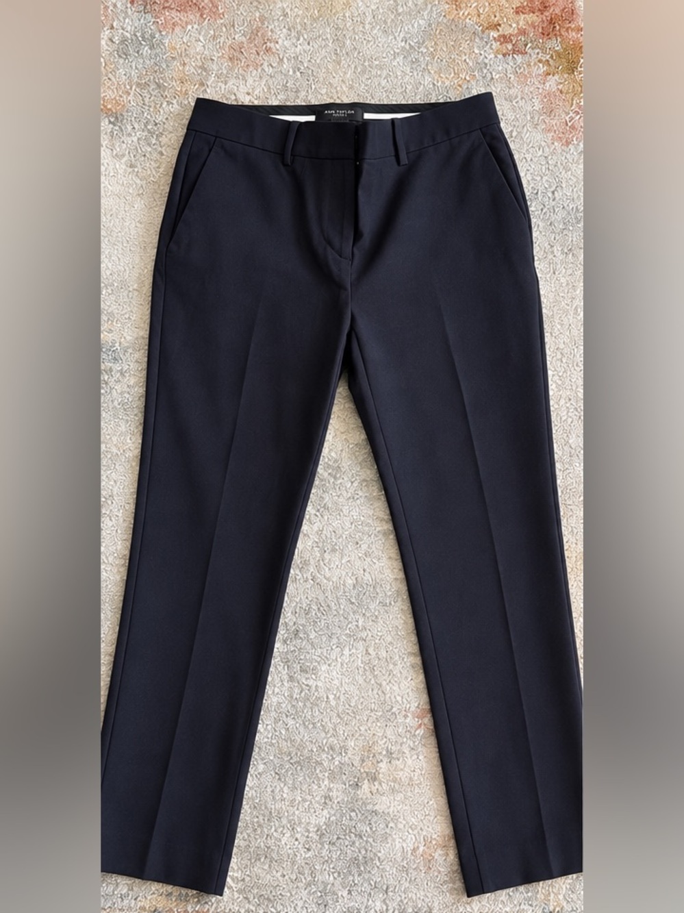 Ann Taylor Dark Navy Tailored Dress Pants
